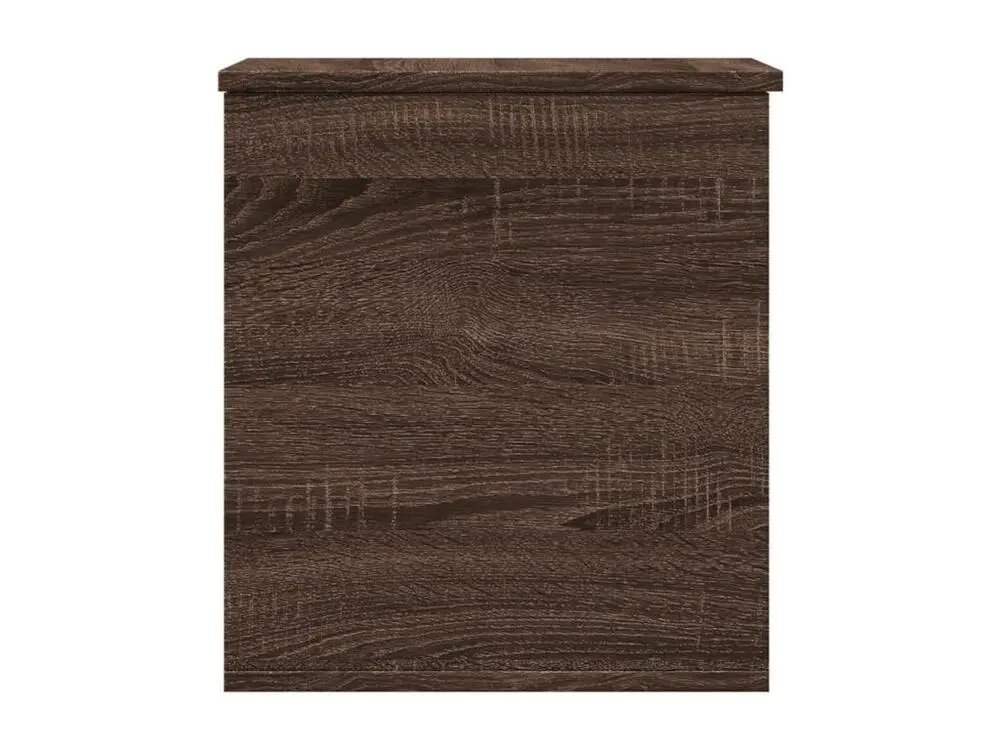 Boîte de rangement chêne marron 40x42x46 cm bois d'ingénierie