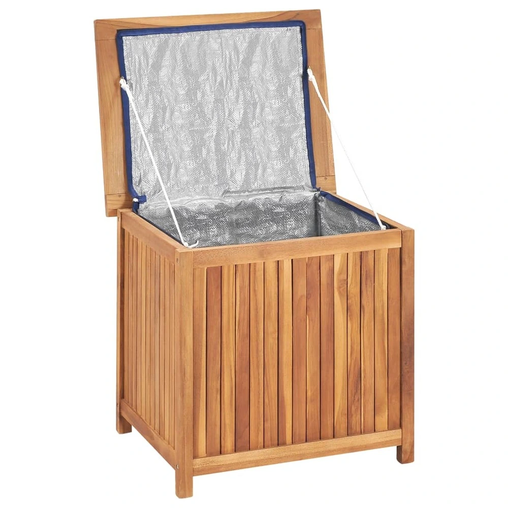 Boîte de rangement de jardin 60x50x58 cm bois de teck robuste