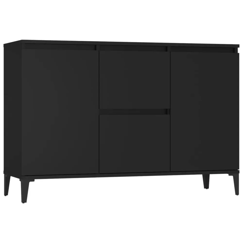 Buffet bahut commode armoire meuble de rangement organisateur cuisine salle de séjour salon 104 x 35 x 70 cm bois d’ingéni...