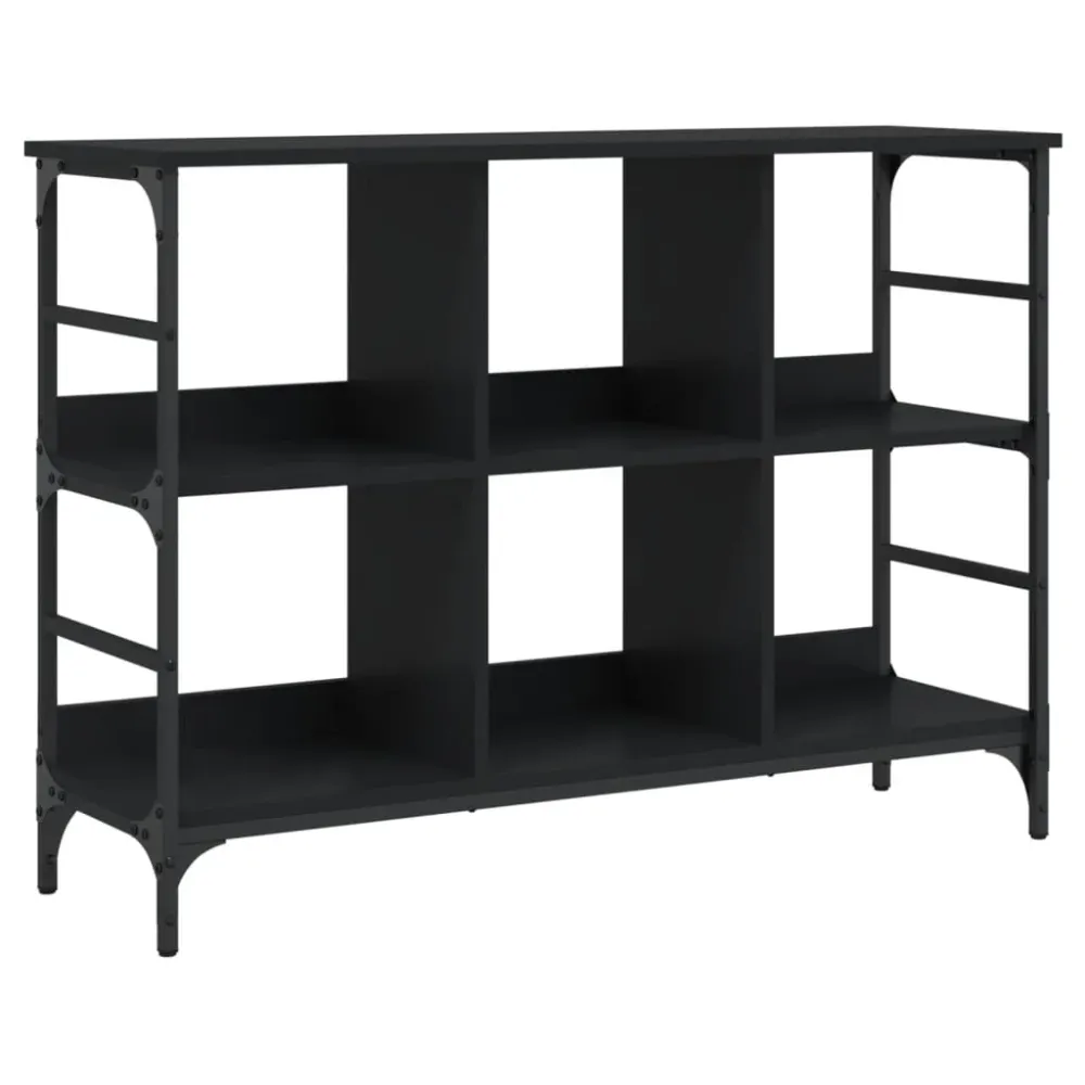 Buffet bahut commode armoire meuble de rangement organisateur cuisine salle de séjour salon 102 x 32 x 73,5 cm bois d'ingé...