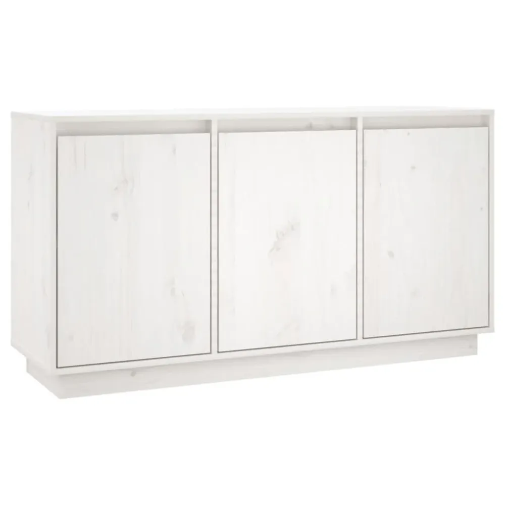 Buffet bahut commode armoire meuble de rangement organisateur cuisine salle de séjour salon 111 x 34 x 60 cm bois massif d...