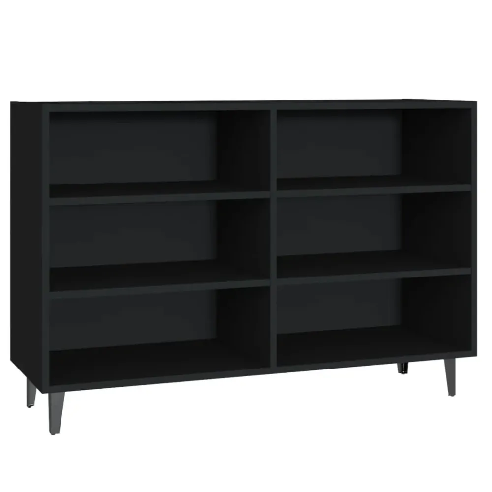 Buffet bahut commode armoire meuble de rangement organisateur cuisine salle de séjour salon 103,5 x 35 x 70 cm bois d'ingé...
