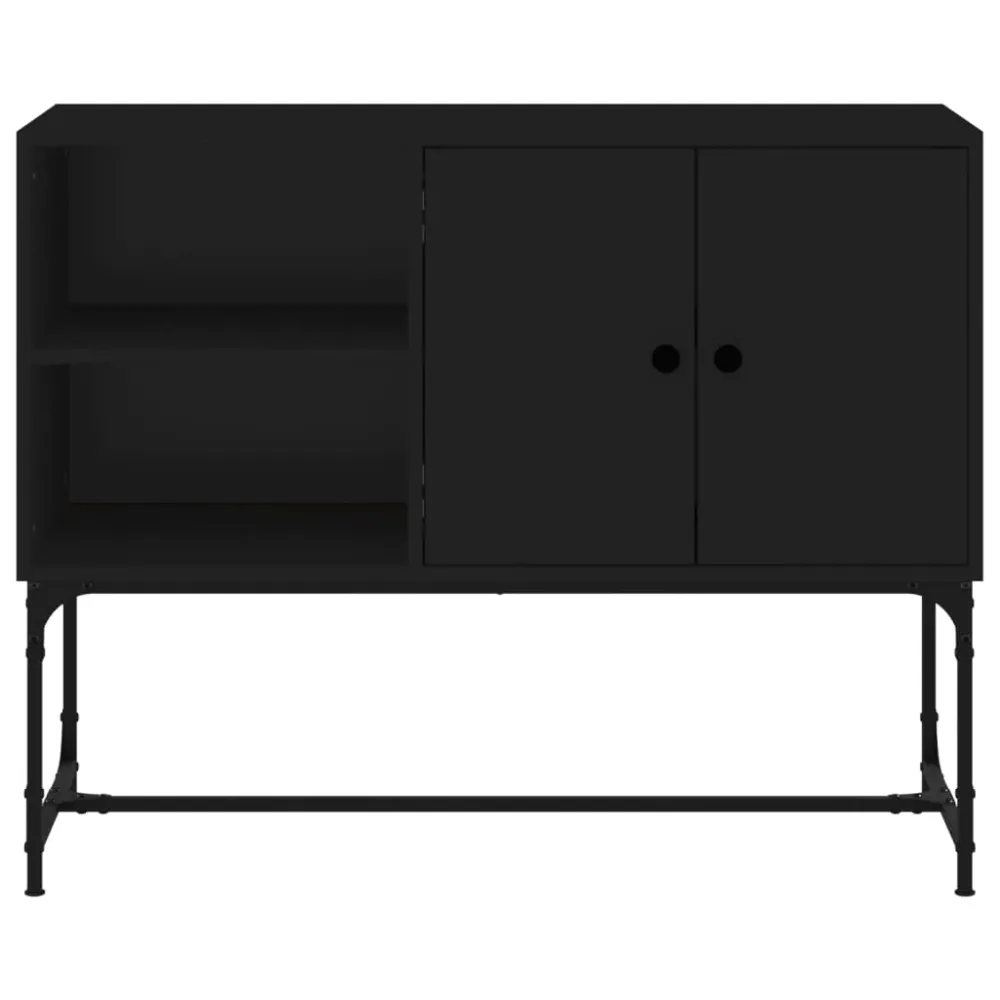 Buffet bahut commode armoire meuble de rangement organisateur cuisine salle de séjour salon 100 x 40 x 79,5 cm bois d'ingé...