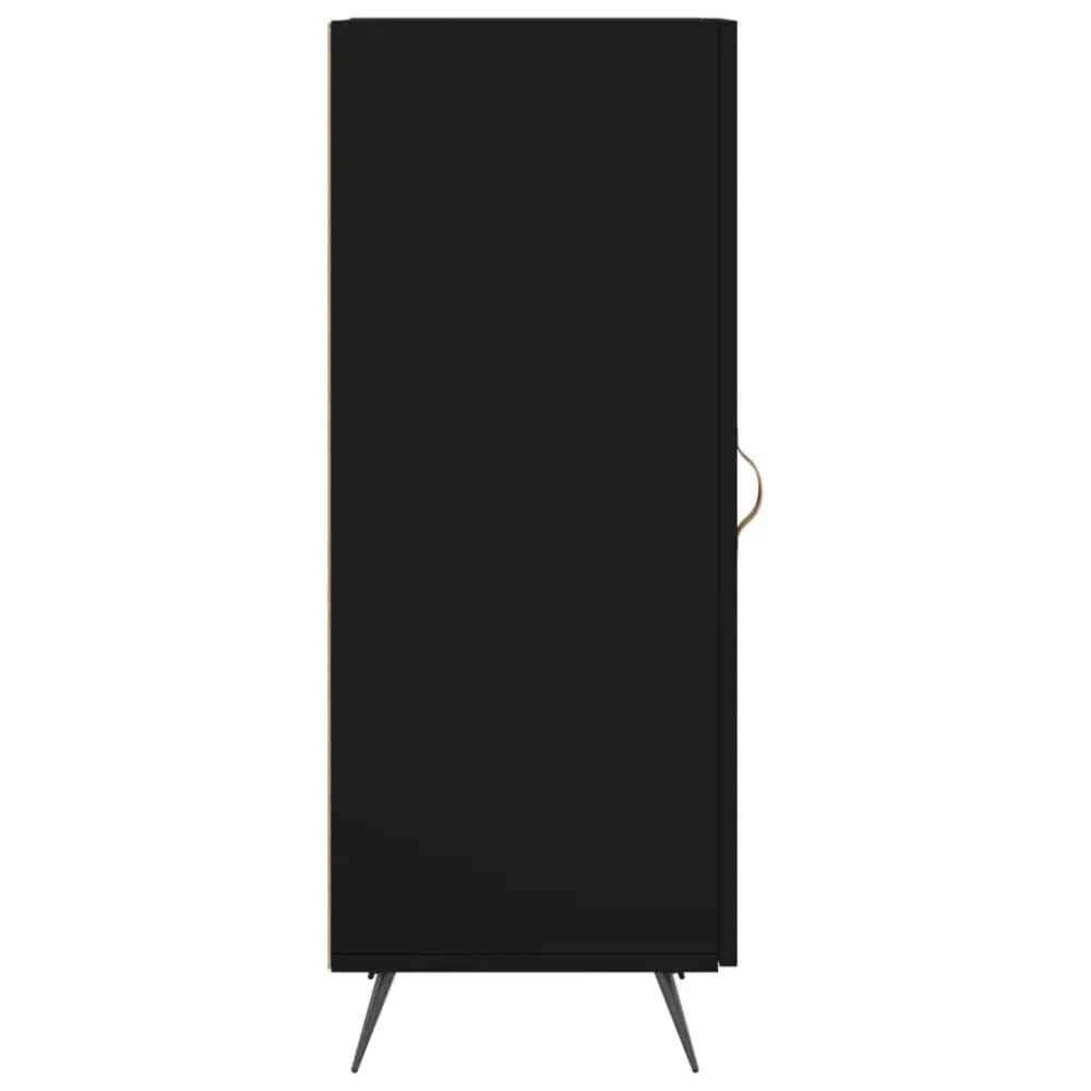 Buffet bahut commode armoire meuble de rangement organisateur cuisine salle de séjour salon 34,5 x 34 x 90 cm bois d'ingén...