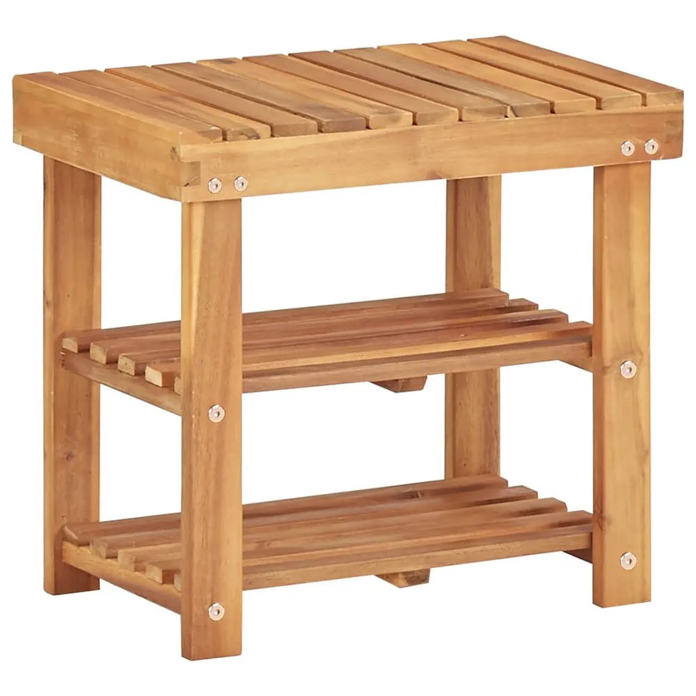 Range-chaussures 50x32x45 cm Bois d'acacia massif
