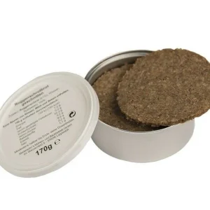 Véritable paquet de nourriture de survie de l'armée allemande Outdoor Bread 170g Boîte de pain MRE de l'OTAN