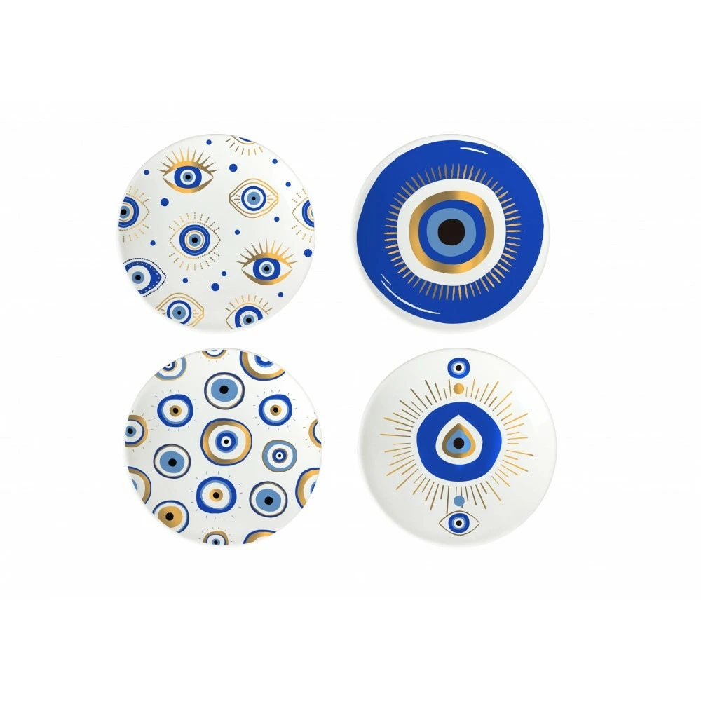 Aiguiseur de Couteaux Coupelle chance bleue 12cm - lot de 4