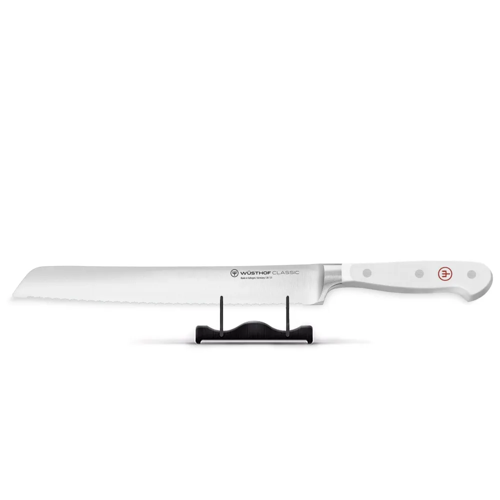 Wusthof - Couteau à pain classique blanc à double tranchant dentelé 23 cm