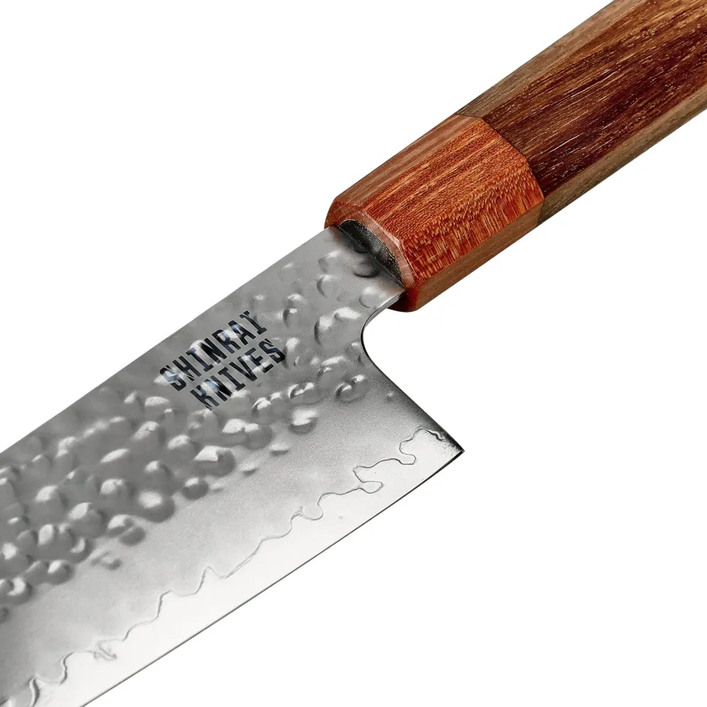 Couteaux Shinrai - Couteau de chef Damas exclusif Kigami 20 cm Shinrai Knives