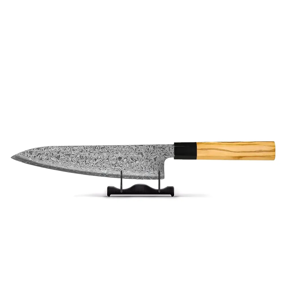 Shinrai Japon - Couteau de Chef Takumi Kaza Damas 20 cm Shinrai Knives
