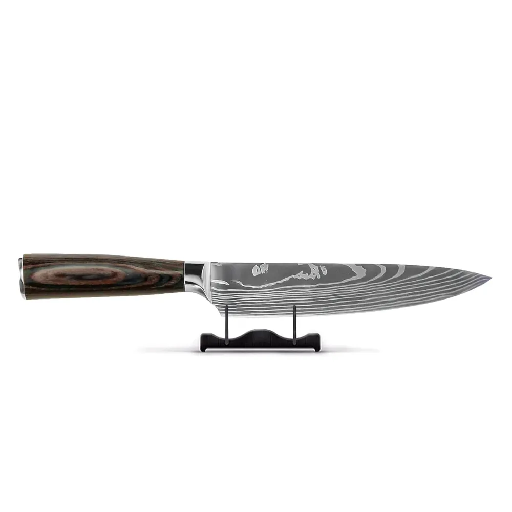 Estampe Damas Japonaise - Couteau de Chef 20 cm Shinrai Knives
