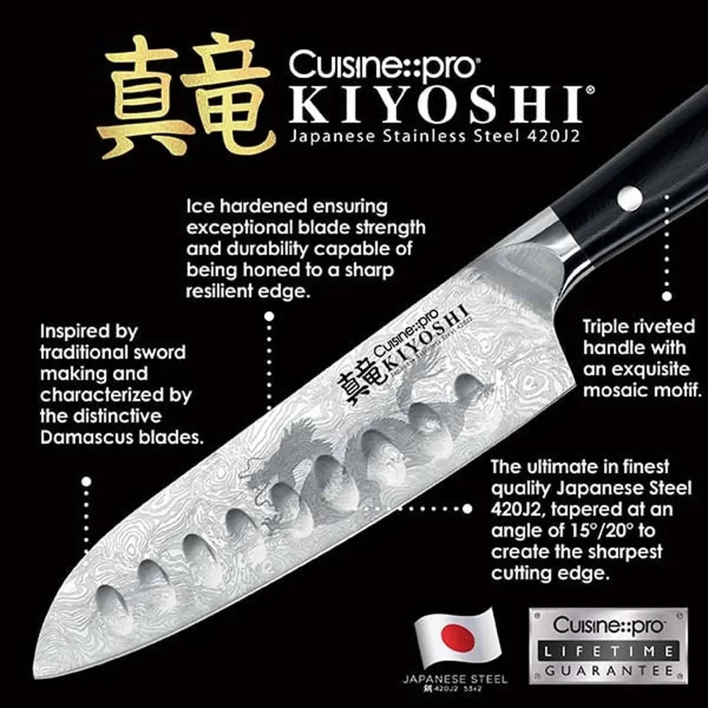 Couteau Santoku 16,5 cm KIYOSHI®Cuisine::pro®