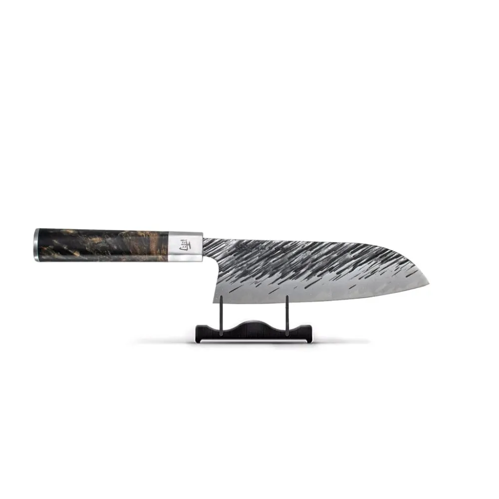 Ame - Motif pluie japonais Santoku 18 cm Satake