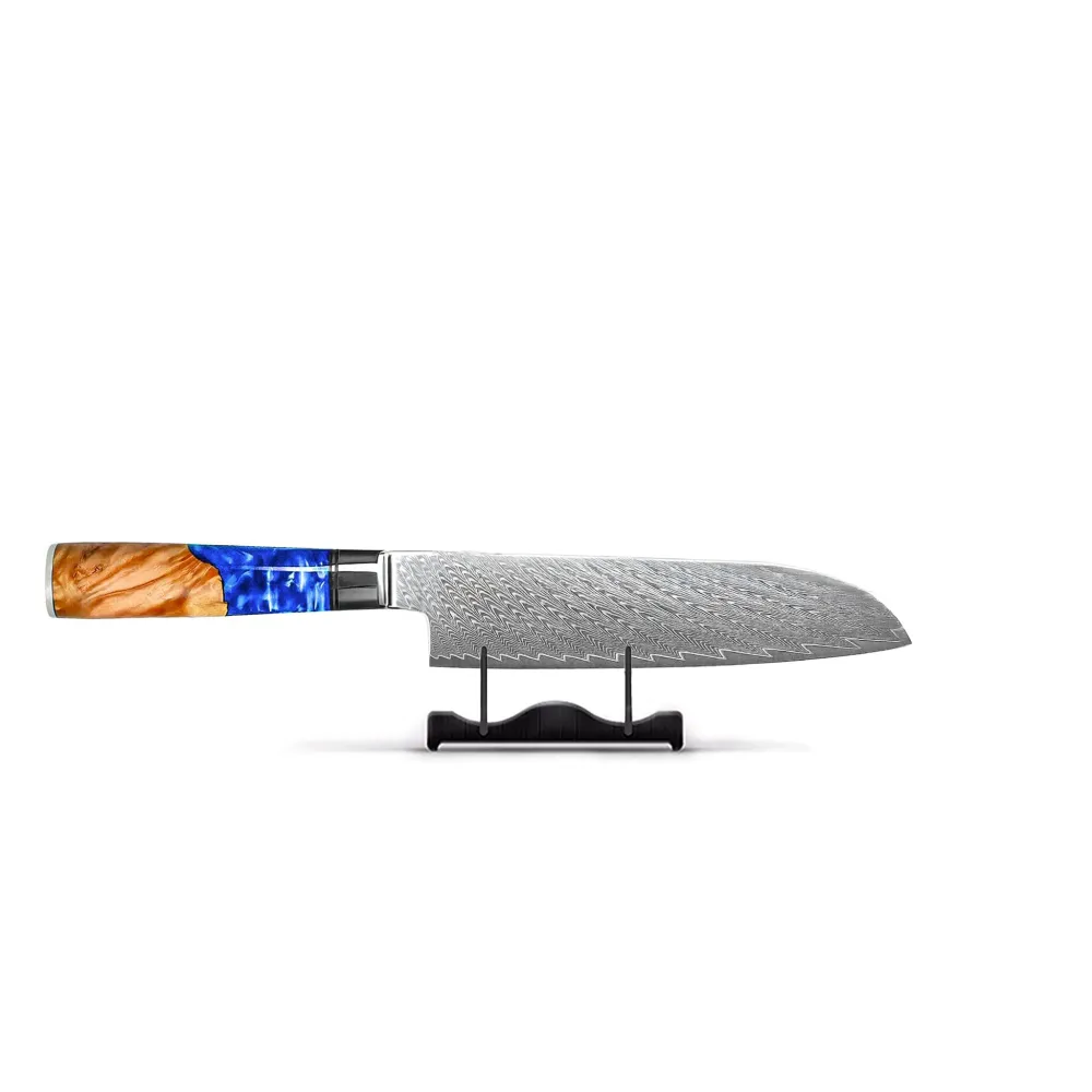Shinrai Japon - Epoxy Saphir Damas Santoku 18 cm Shinrai Knives