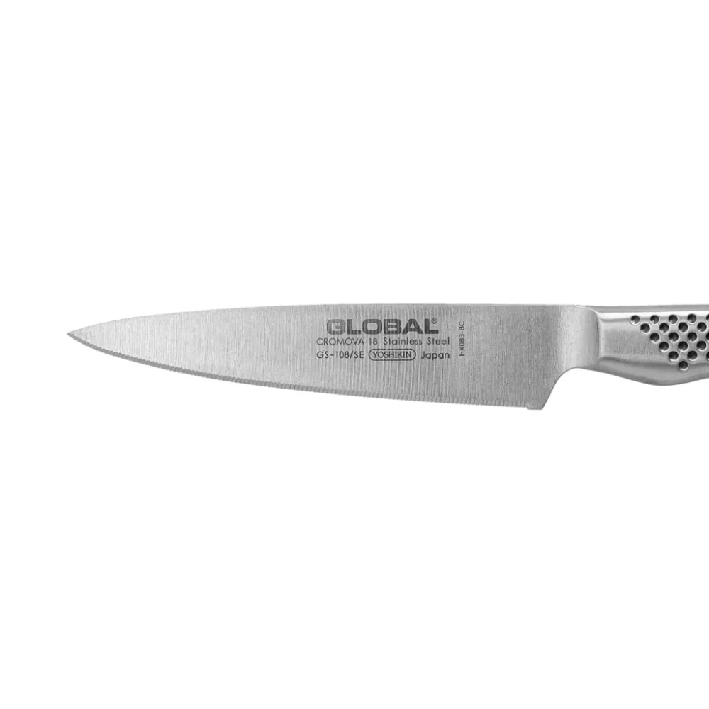 Global - GS108SE Couteau dentelé fin 11,5 cm
