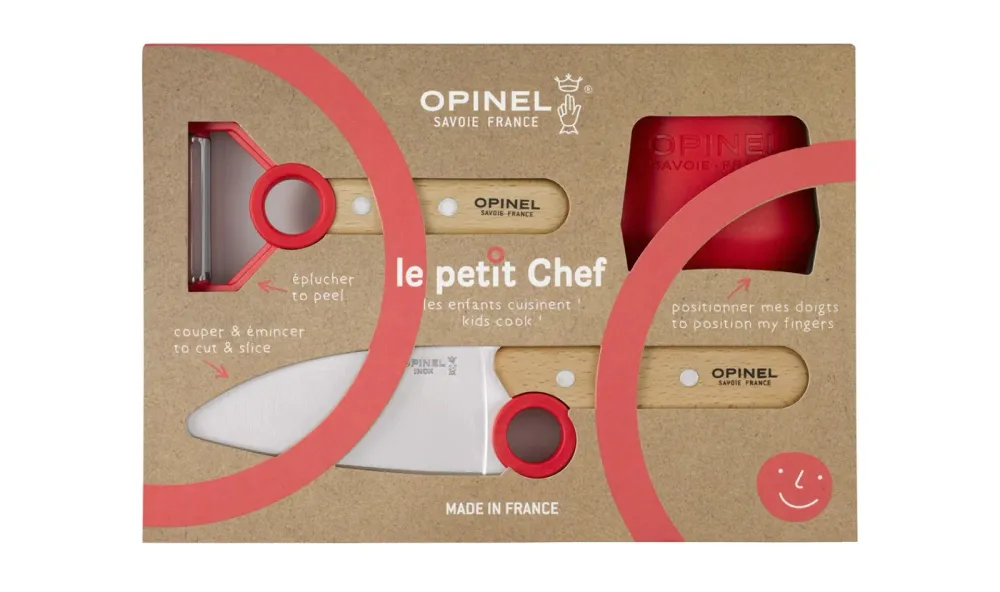 Coffret cuisine pour enfant "le Petit Chef" Rouge- Opinel