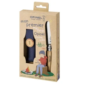 Coffret Mon premier Opinel hêtre naturel avec son étui - Opinel