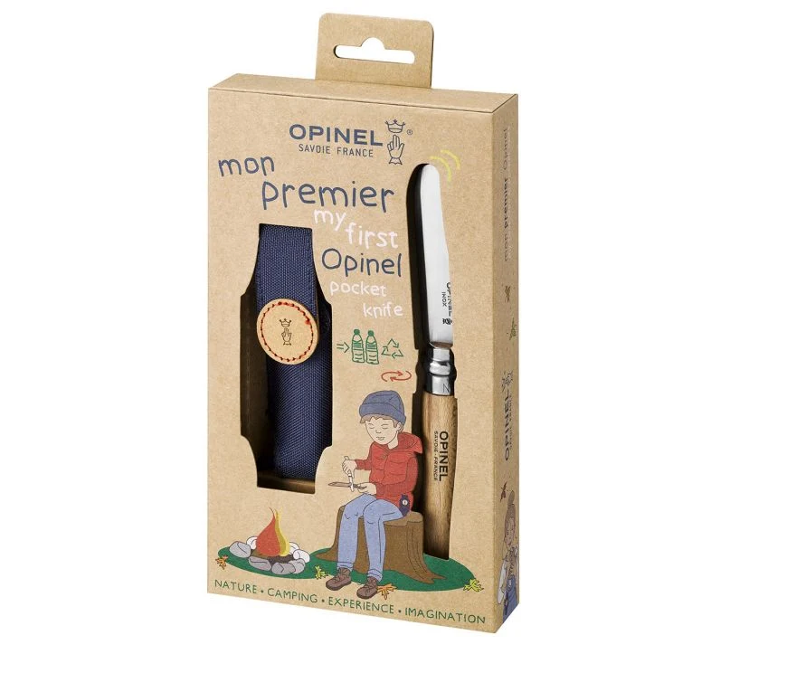 Coffret Mon premier Opinel hêtre naturel avec son étui - Opinel