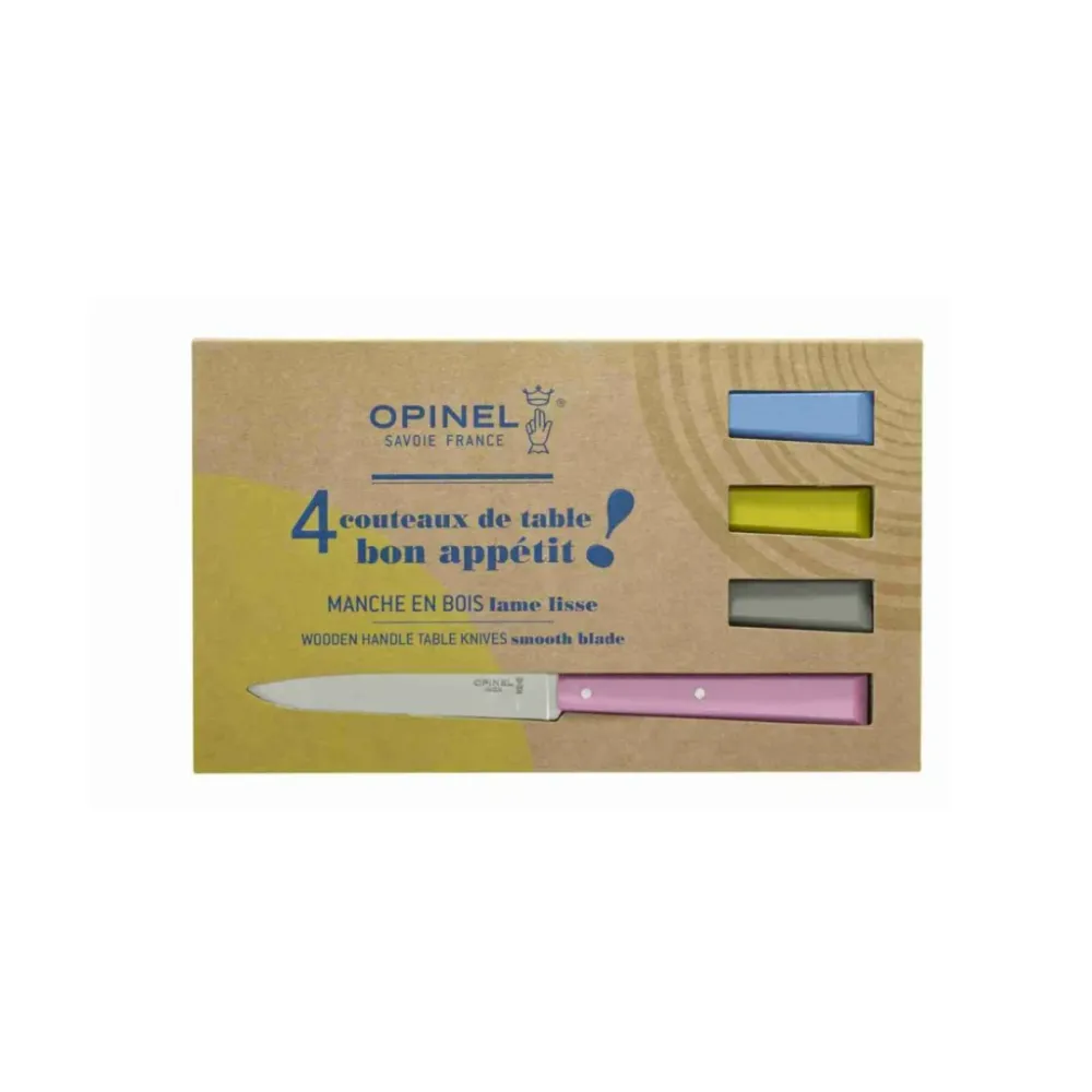 4 couteaux de table n°125 Bon Appétit Campagne Opinel