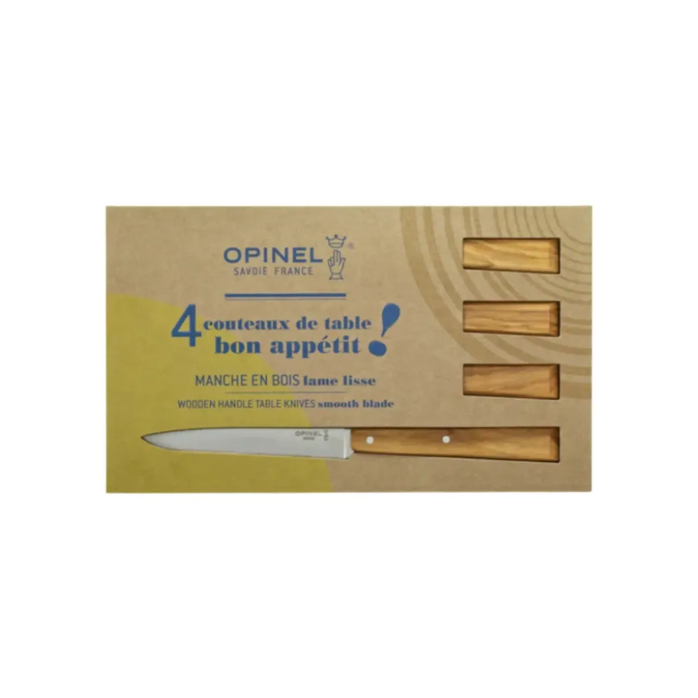 Opinel - Coffret Bon Appétit - 4 Couteaux de table - Sud