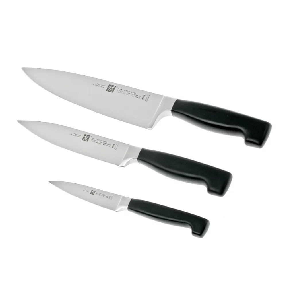 Coffret de 3 couteaux ZWILLING Four Star – Office, Viande et Chef Zwilling J.A. Henckels