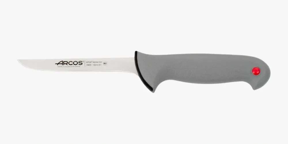 Couteau à désosser lame usée Colour Prof 130 mm avec Garantie à Vie