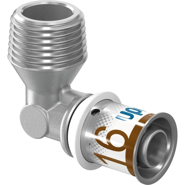 Coude 90° à sertir filetage mâle 25-r1" - UPONOR - Affûtage de Précision