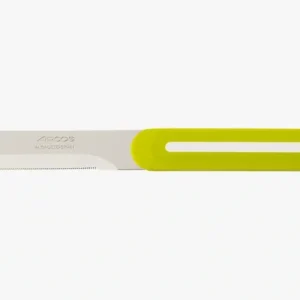 Couteau Vert Série Línea 100 mm en Acier Inoxydable | Ergonomique