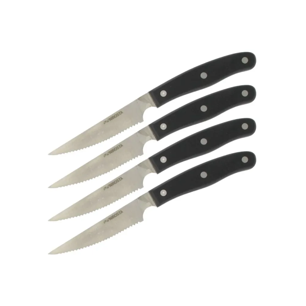 Lot de 4 couteaux à steak 22 cm Fit Nirosta pour Cadeau de Mariage
