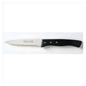 Couteau à steak Expert Affidenté 11 cm Noir - Lame affûtée pour une qualité de coupe exceptionnelle en Acier Inoxydable |...