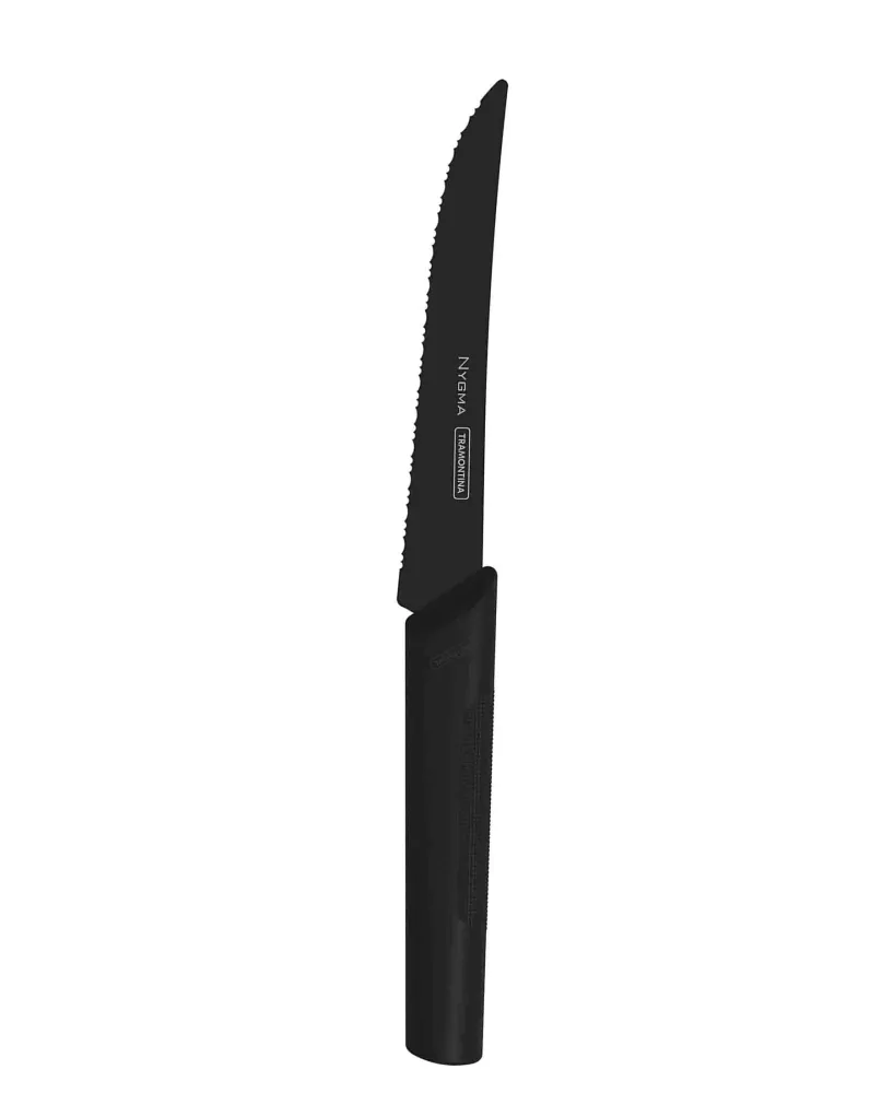 Tramontina 5" (13cm) Steak/Fruit Knife - Noir jais