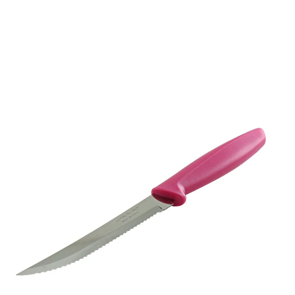 Tramontina Steak Knife 13cm - Rose vif