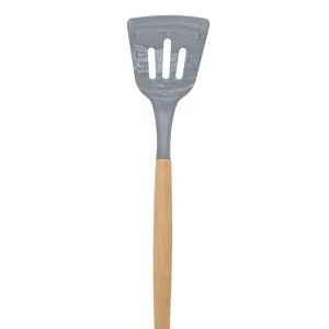 Ciroa Marble Dipped Slotted Turner 30cm - Grey