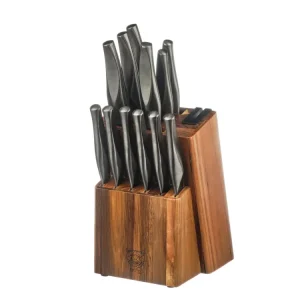 Bloc couteaux de cuisine et couteaux à steak LARUS LOVIISA - 14 pièces