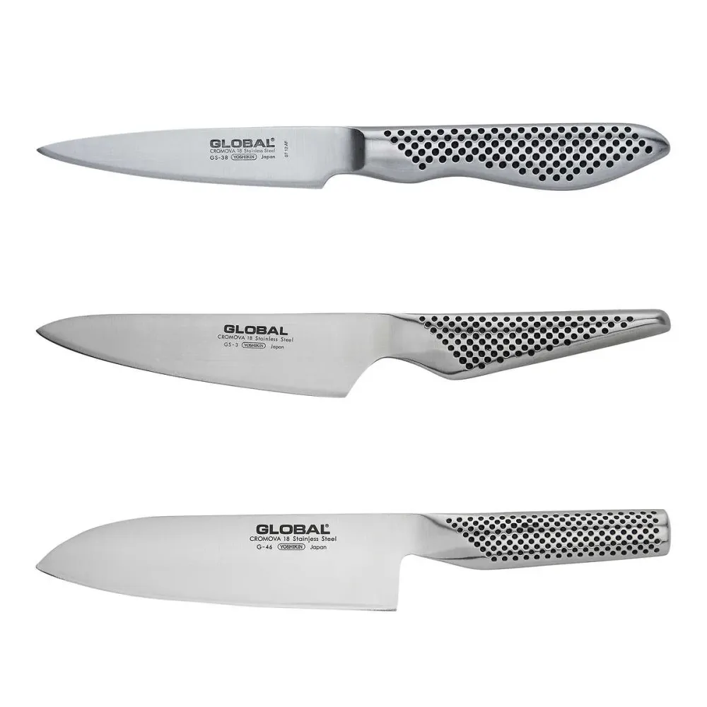 Global - Ensemble de 3 couteaux haut de gamme
