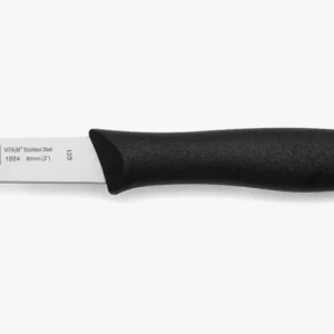 Couteau Office Couleur Noir Série Nova 80 mm pour Préparation Viande