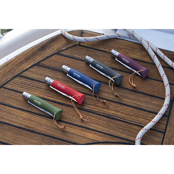 Couteau pliant N°08 baroudeur bleu foncé 8,5 cm Opinel