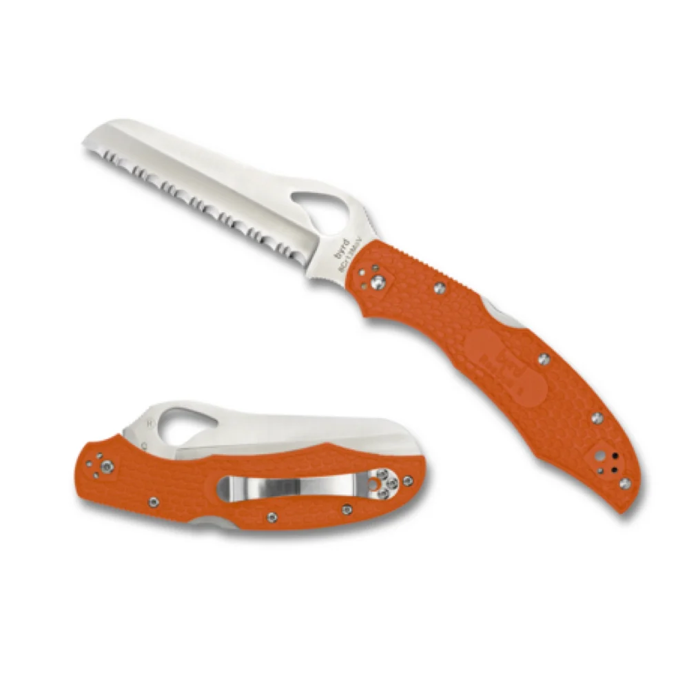 Couteau Cara Cara Rescue 2 de Byrd ( BY17SOR2) Orange