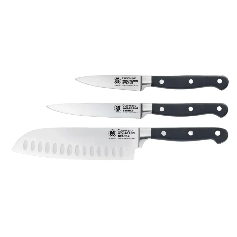 Ensemble de 3 couteaux de démarrage WOLFGANG STARKE - Cuisine::pro®