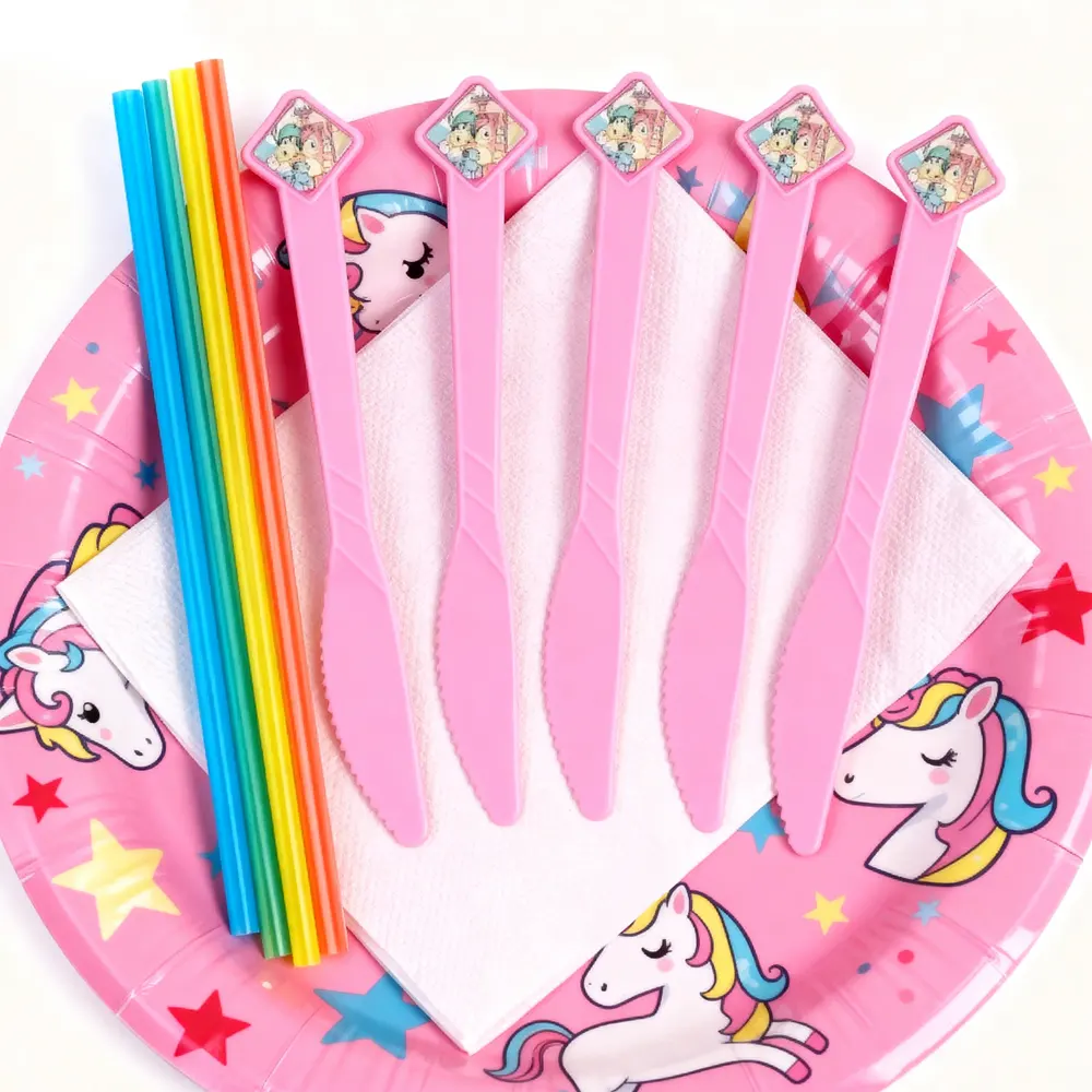 Set Couteaux Rose Bluey – 10 Pièces Wlidaty Home