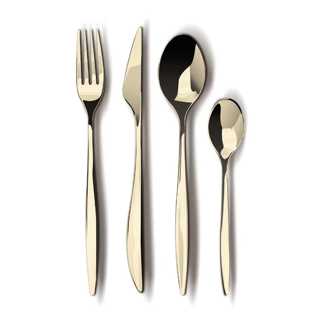 Ensemble de couverts 24 pièces avec miroir