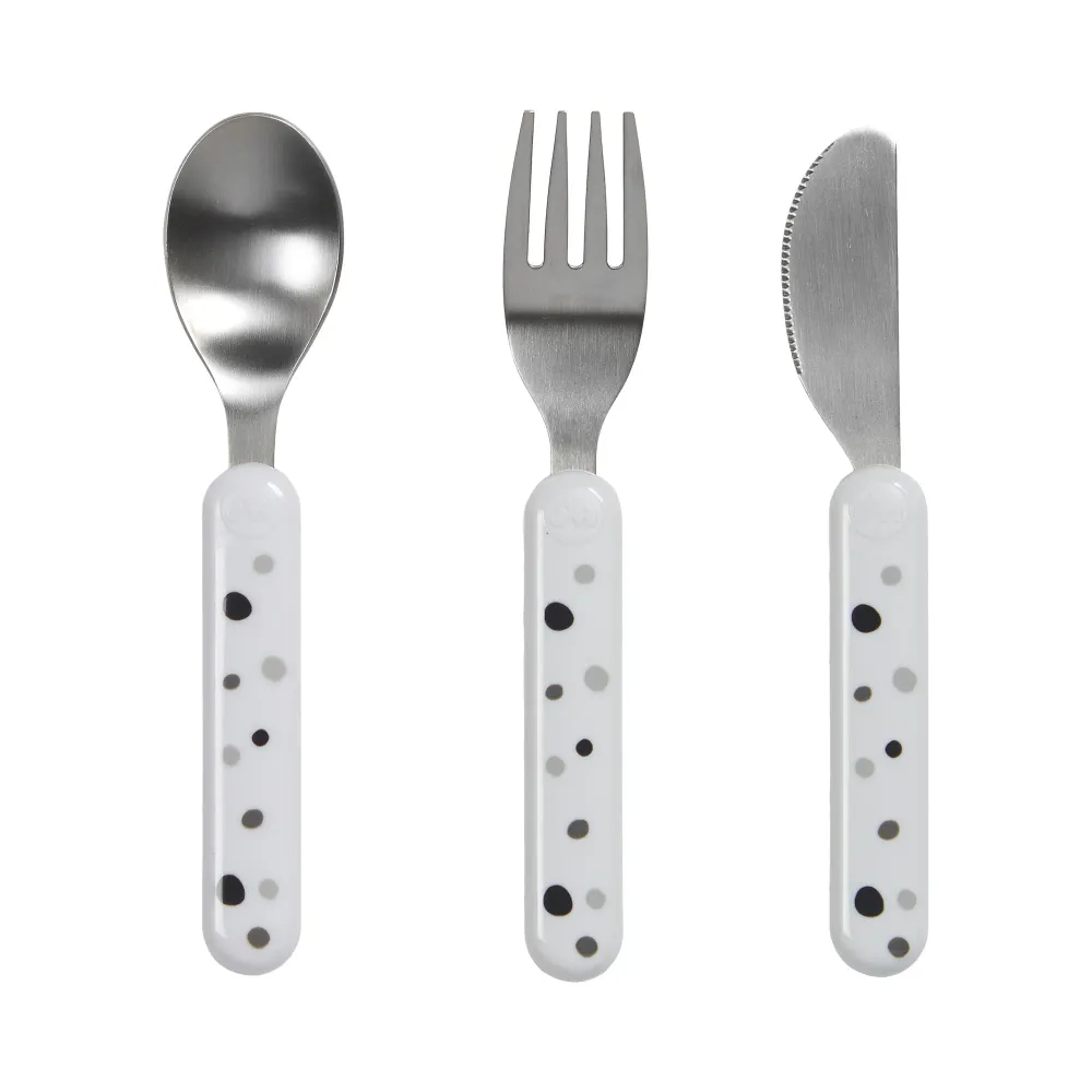 Couverts set de 3 - Dreamy dots - Blanc Done by Deer