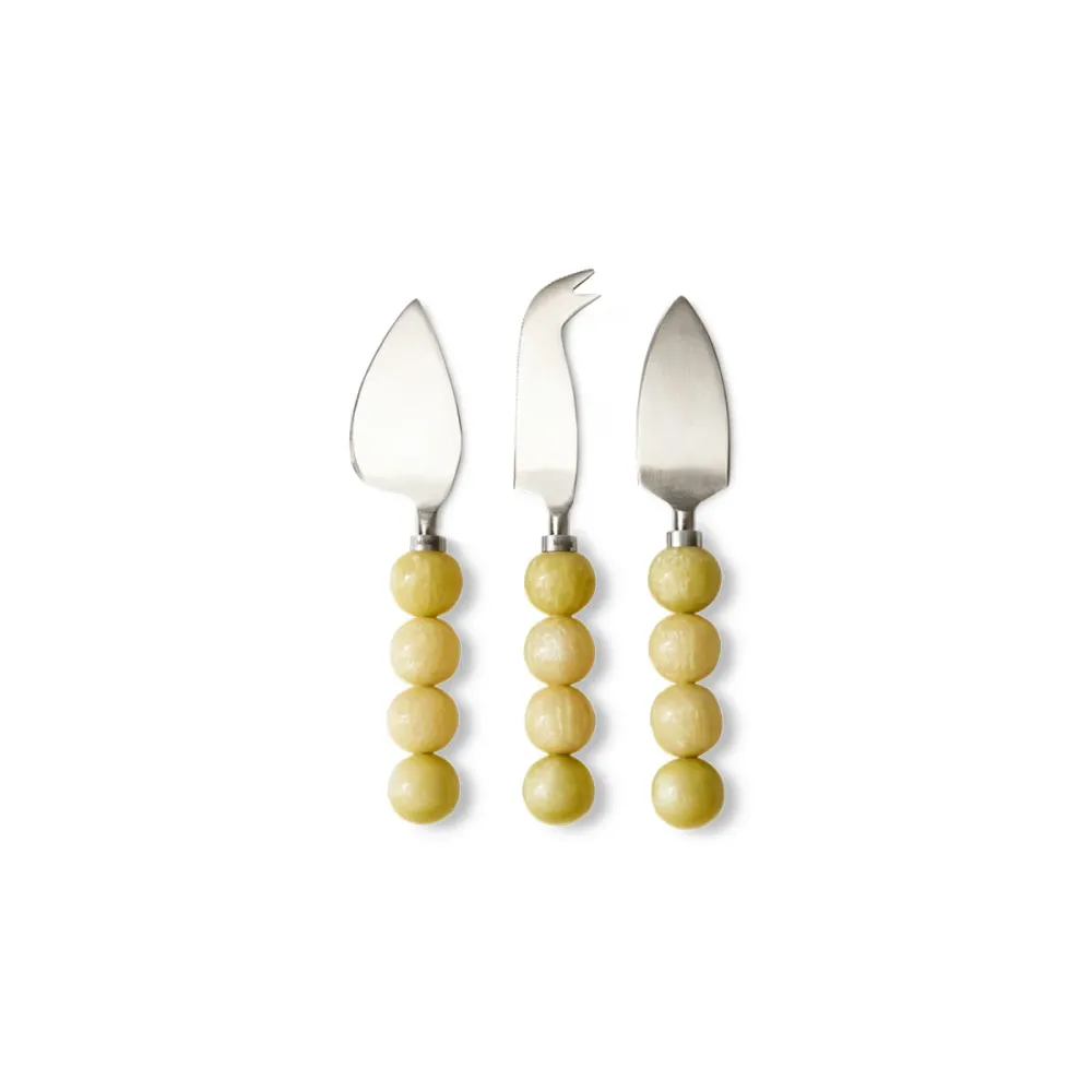 Set de 3 Couteaux à Fromage Lemon HK Living