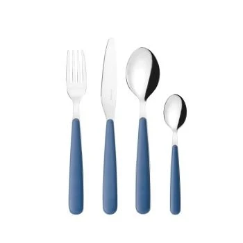 Ménagère pop 24 pièces bleu Table Passion