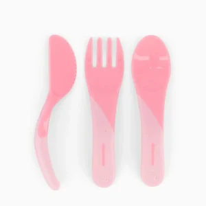 Couverts d'Apprentissage Twistshake - Rose