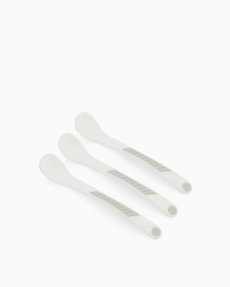 3x Cuillère d'Alimentation 4M+ Twistshake - Blanc