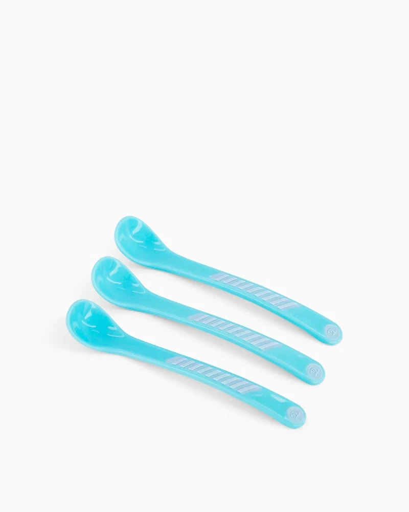 3x Cuillère d'Alimentation 4M+ Twistshake - Bleu