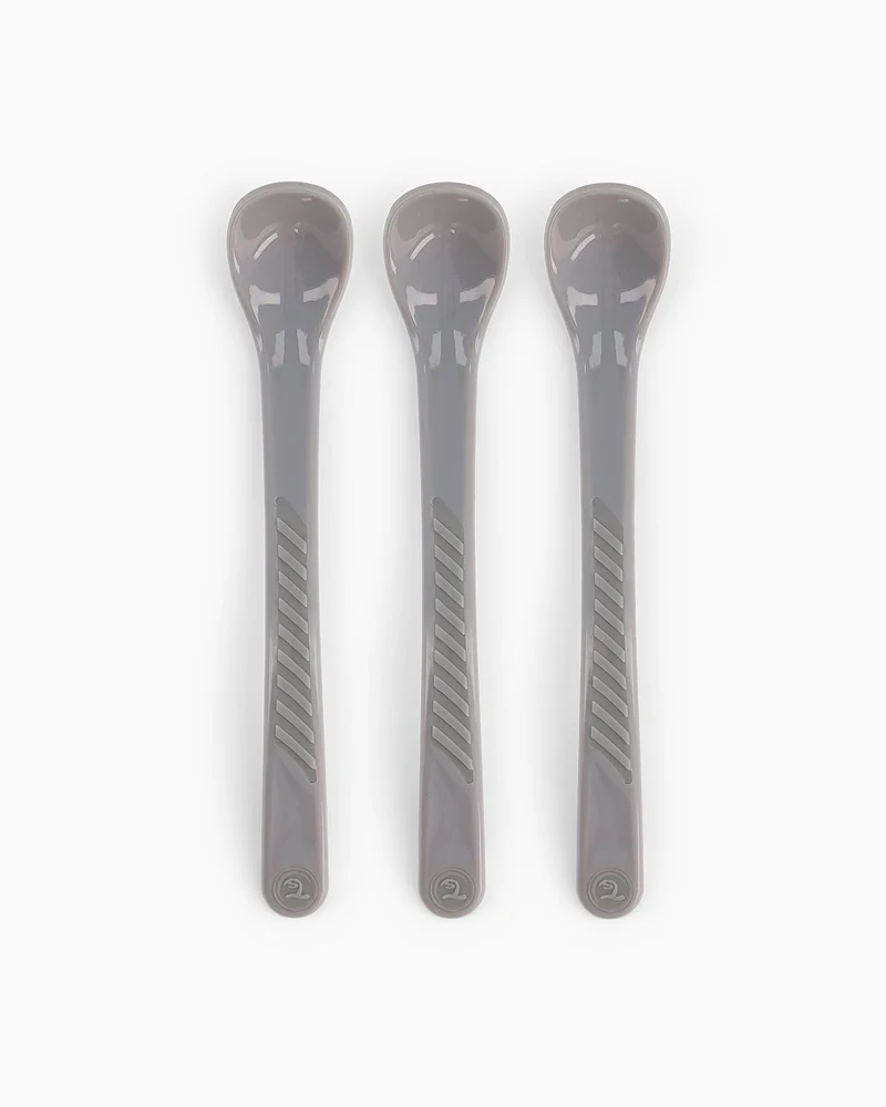 3x Cuillère d'Alimentation 4M+ Twistshake - Gris