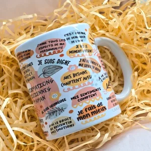 ‘Mes Affirmations Quotidiennes de Maman’ Mug Paper County