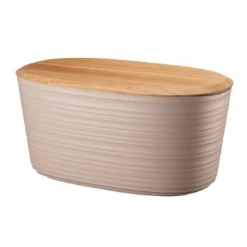 Boite à pain et sucreries 39x23 cm Tierra taupe Collection : TIERRA Table Passion